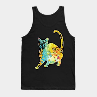 Cool cats cat colorful t-shirt Tank Top